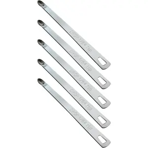 5 count 1/64 Teaspoon(1/64tsp, 0.08ml, Drop) Single  Measuring Spoon, Small Individual Stainless Steel Measure Spoons Only