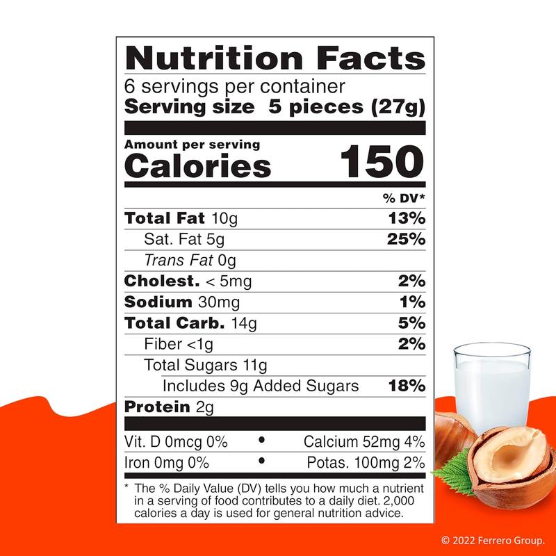 NEW - Kinder Bueno Mini Milk Chocolate Bars with Hazelnut Filling, Chocolate Candy Bars for Game Day, Football Party Supplies, Snacks for Adults, 5.7 oz