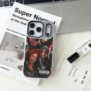 Trippie R-Redds  Phone Case For iPhone 17 16 15 14 13 12 11 Pro Max Air Plus Large-aperture Jelly Double-layer Frosted phone Case Luxury Fashion Cellphone Casing