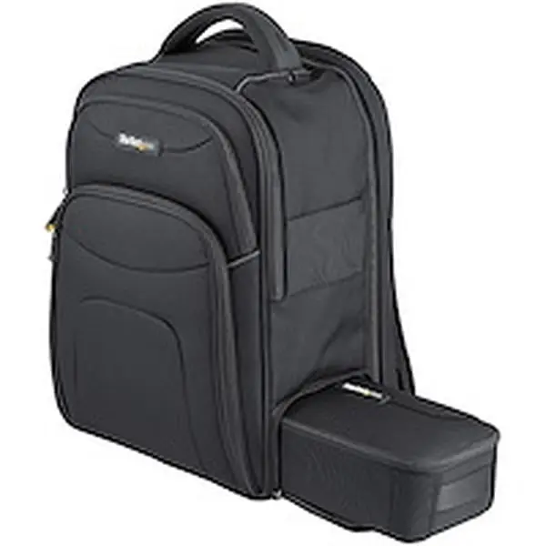 Startech NTBKBAG156 15.6in Multi-Format Laptop Bag - TSA-Approved, Easy-Carry, Notebook-Style, Laptop-Friendly Functional Luggage Backpack with Pouch, Multi-Format Laptop Bags, Laptop-Friendly Laptop Bags