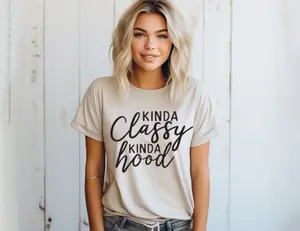 Kinda Classy Kinda Hood Tee Wild Lily Boutique Graphic Tee