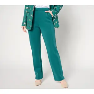 Isaac Mizrahi Live! Tall Scuba Straight Leg Pants