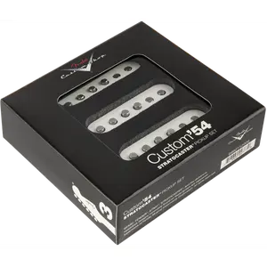 Genuine Fender Custom Shop '54 Stratocaster Strat Guitar Pickups Set - WHITE