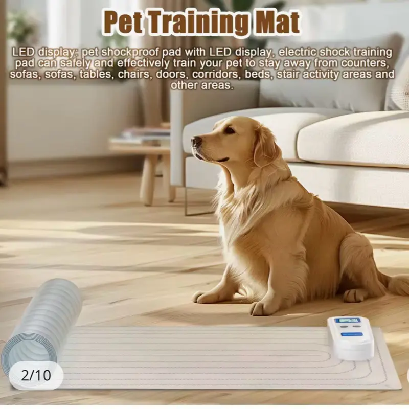 Pet Training Mat with LED Display 30" x 16" #pettraining #animaltraining