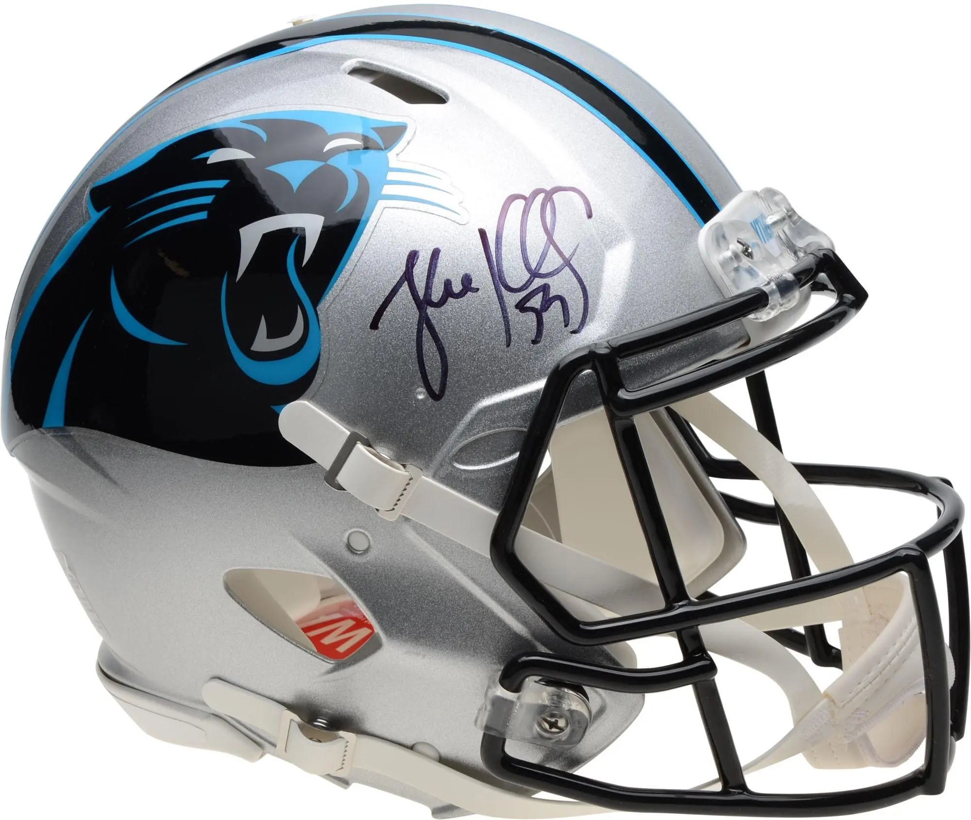Luke Kuechly Carolina Panthers Autographed Riddell Speed Authentic Helmet - Fanatics Authentic Certified