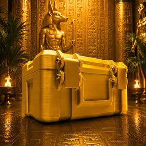 “ The Pharaoh’s Vault Gold Edition” Peptide Storage Case