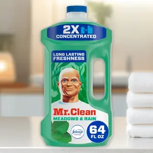 Mr. Clean Meadows & Rain Multi-Surface Cleaner 41fl oz - Dilute Cleaner, Meadows & Rain Scent, 41fl oz, for Multi-Surface, Concentrated