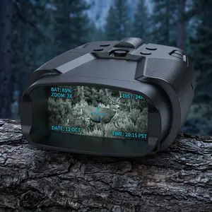 4.5" Night Vision Goggles 4K Binoculars with 64GB SD Card 10X Digital Zoom 10000mAh Battery 7 Levels Infrared for Wildlife Observation Hunting Camping Men Gifts ，summerwins #fathersdaygift