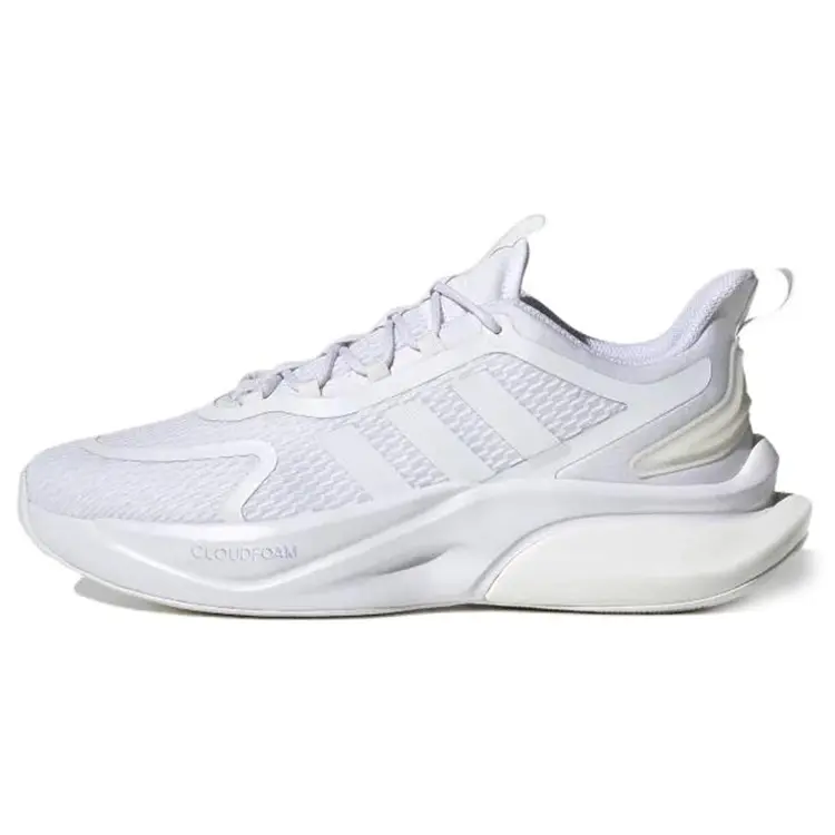 Adidas Alphabounce Plus Triple White' Comfort Low Top Casual Running Shoes Men's HP6143