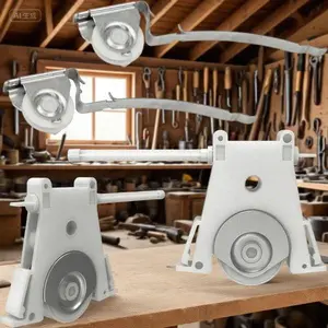 **1-1/4" Nylon Concaved Wheels Screen Door Rollers - Edge Adjustable Gliding Assembly - Replacement for Andersen 1991 to Present - 2-Pack Durable Rollers - Smooth Sliding Door Hardware**