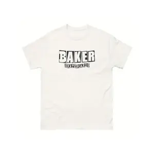 BAKER SKATEBOARDS Retro 90s vintage black skateboarding t shirt designs