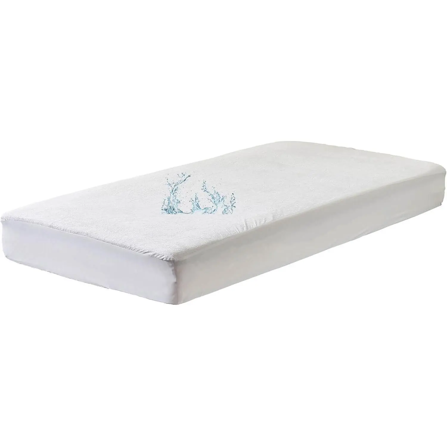 Waterproof Bamboo Viscose Soft Terry Mattress Cover - Quiet Fitted Cover for 30x75 Narrow Twin RV Bunk, Camper or Cot Mattresses (Home Supplies)