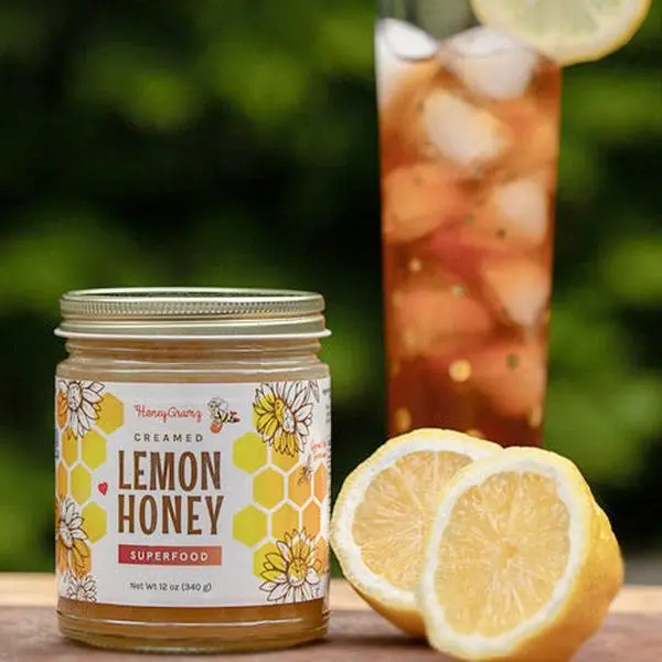 Organic Lemon Honey - Natural Lemon with its Sweetness - Ideal for Flavoring Teas and Desserts