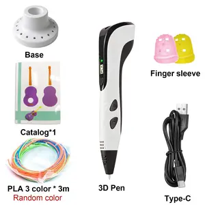 3D Printing Pen Set with LCD Display and PLA Filament, Creative DIY Fun Gift for Kids, Teens and Children, Ideal for Birthday Art & Craft Lovers, Easy-To-Use