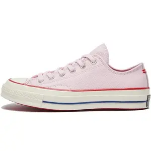 Converse 1970s Round-Toe Lace-Up Low-Top Canvas Sneakers for Women in Pink