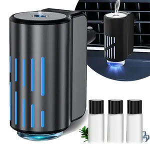 Smart Car Air Freshener, Portable Car Vents Aromatherapy,Car Diffuser Air Freshener with Three Adjustable Modes, Aromatizante para Carro, Car Diffuser with 3pcs Essential Oil