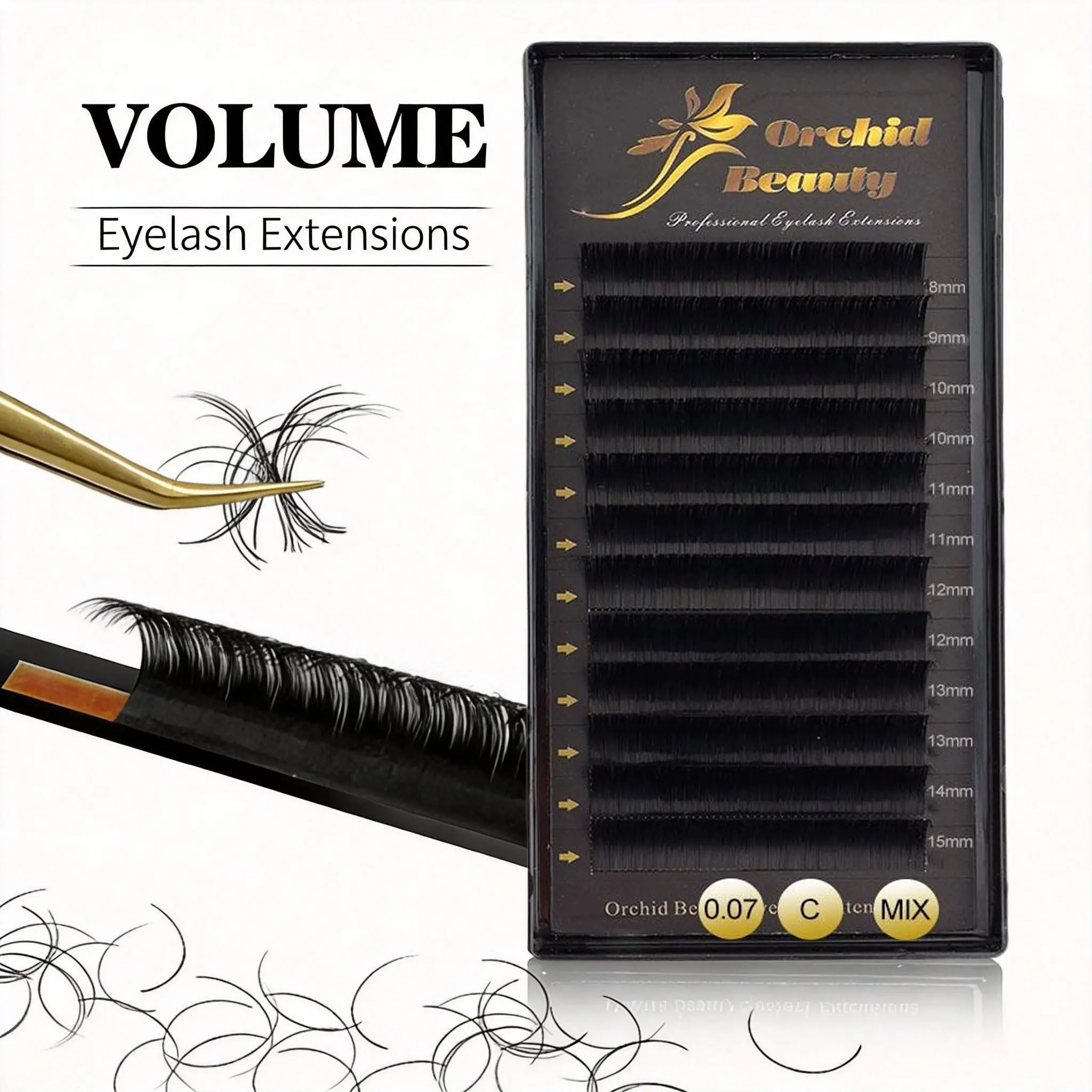 Classic Eyelash Extensions Soft Matte Individual Handmade Mink Fake Lashes Fluffy Volume Eyelashes Natural Dense Wholesale Supply Natural False Eyelashes Dramatic Fluffy Lash
