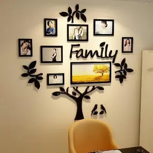 Photo Frame Tree 3D Wall Sticker - Unique Decorative Accessory for Your Space