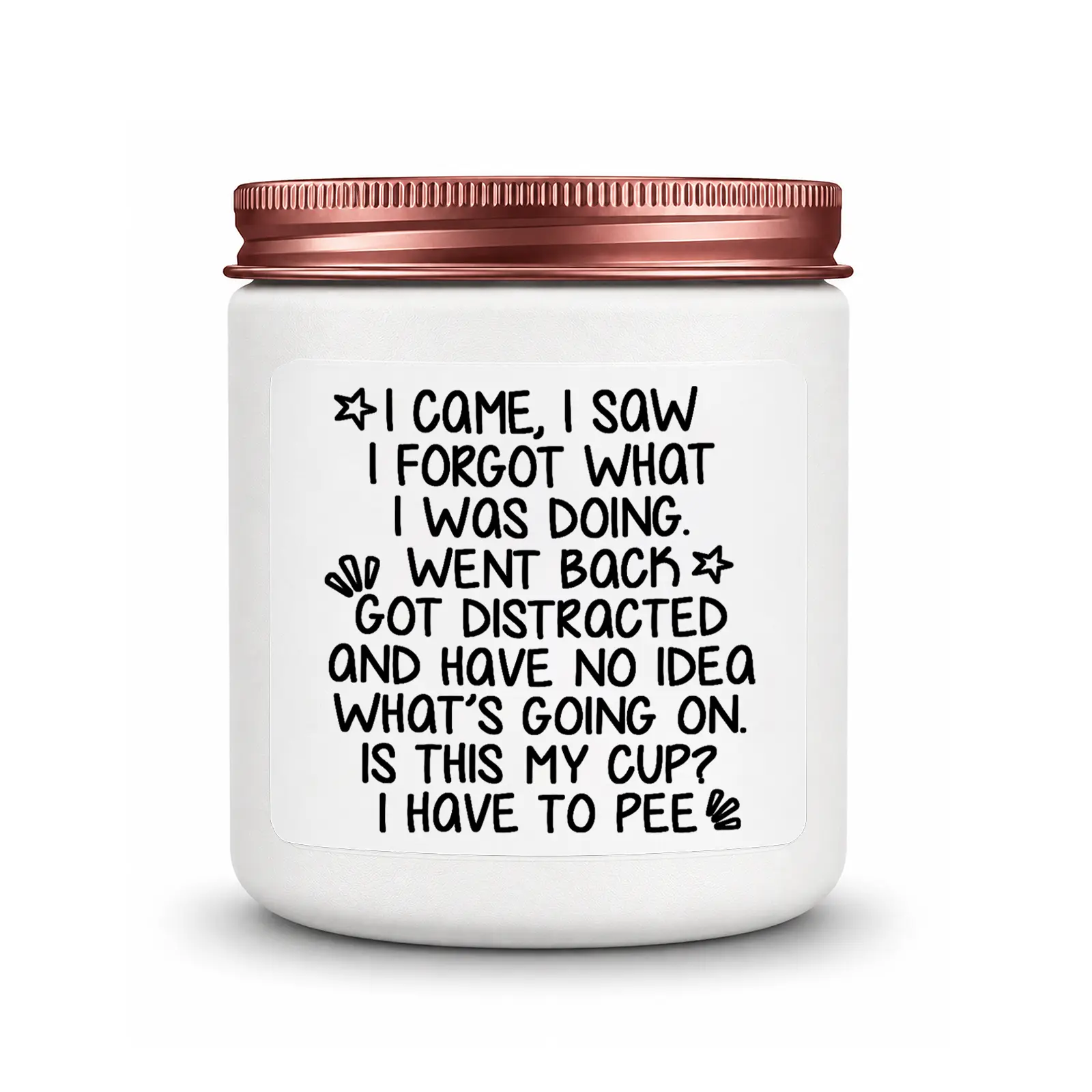 1Pc Handmade Soy Candle, Funny Forgetful Scented Candle, Natural Soy Wax, Gift For Mom Coworker Friend Teacher Nurse, Bathroom Bedroom Living Room Decor, Birthday Christmas Mother’s Day Holiday Candle, Cotton Wick, Hand Poured