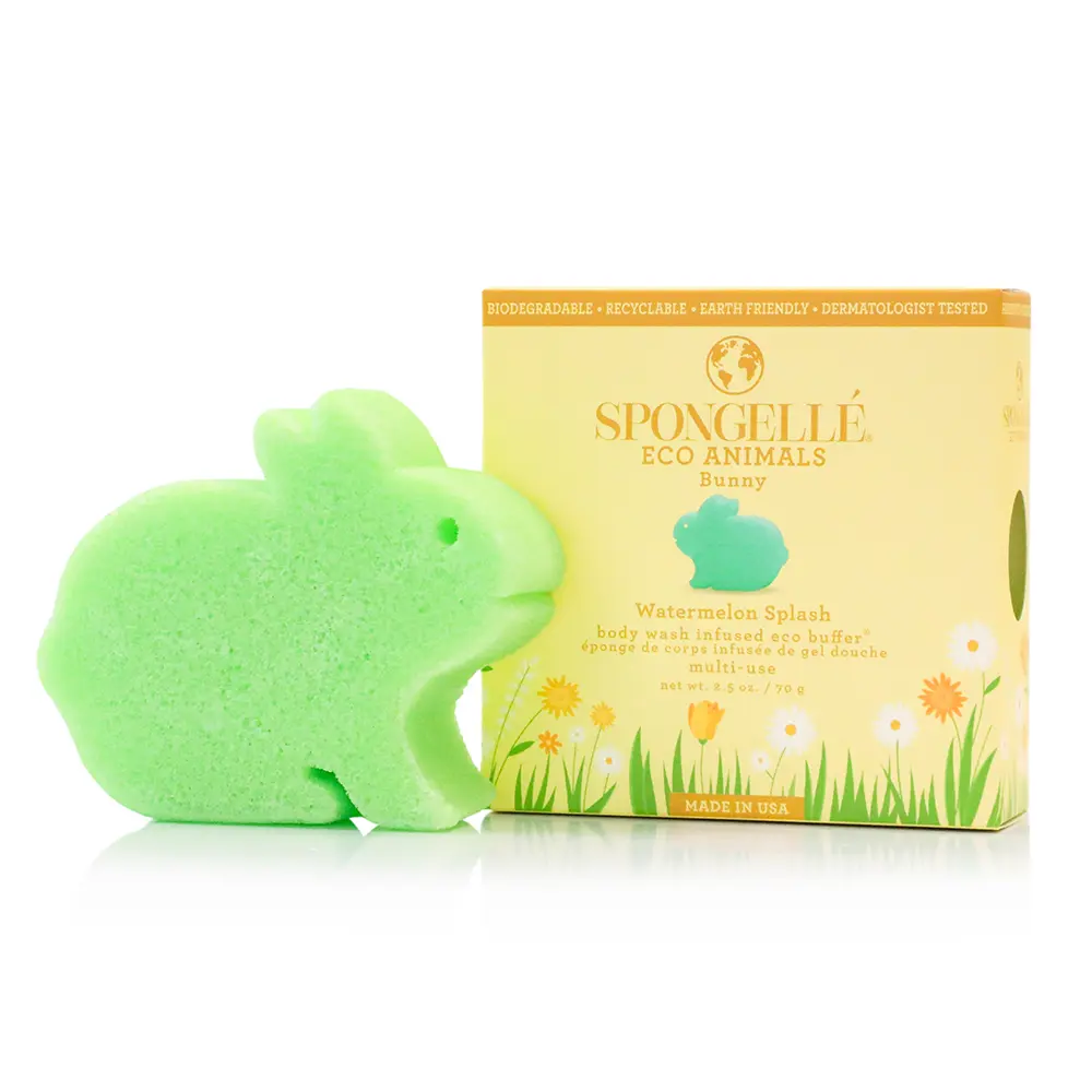 Bunny Eco Animals Kids Body Wash Infused Buffer