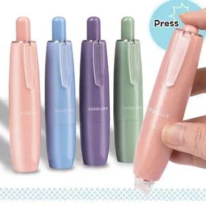 4 Pack Dual-Sided Glue Pen Set, Macaron Color High Aesthetic, 360° Rotating Tip, Quick Stick No Wrinkle Paper, Handmade DIY Projects, Long Lasting Adhesive, Durable Double Sided