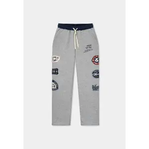 "JC" CHENILLE PATCH SWEATPANTS