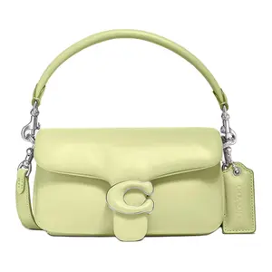 Coach Tabby 18 Crossbody Bag for Women – Classic C-Logo Nappa Leather Shoulder Bag in Macaron Mint Green