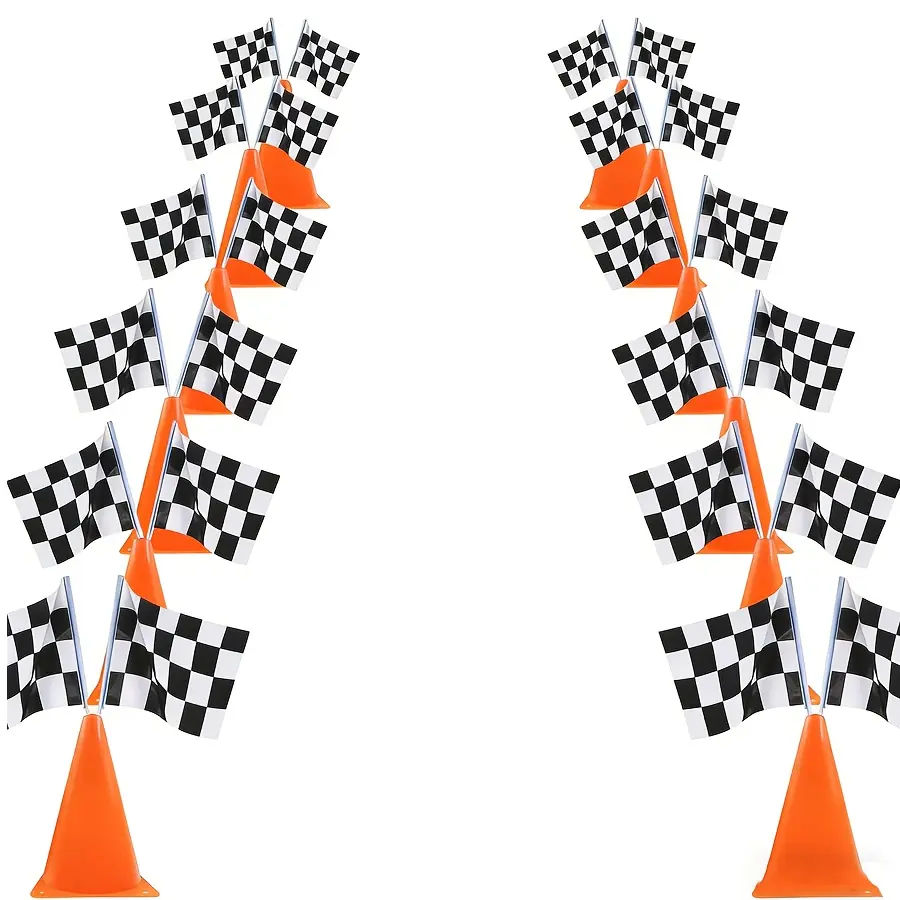 Speed and Agility Training Marker Cones, Obstacle Buckets and Flags, for Football and Basketball Training, Track and Field Training Obstacle Buckets, Sports Equipment