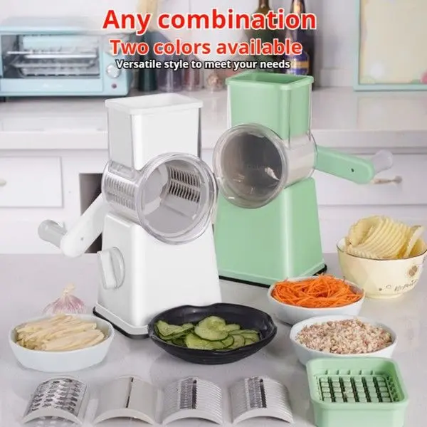 Premium Multi-Purpose Vegetable Chopper - Slices, grinds, chops and julienne fruits