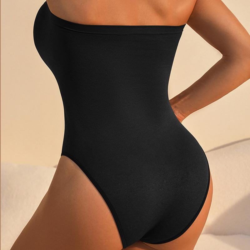 Women’s Plus Size Strapless Shapewear Bodysuit – Seamless Tummy Control Corset, Backless Invisible Dress Undergarment Women’s Plus Size Strapless Shapewear Bodysuit – Seamless Tummy Control Corset, Backless Invisible Dress Undergarment
