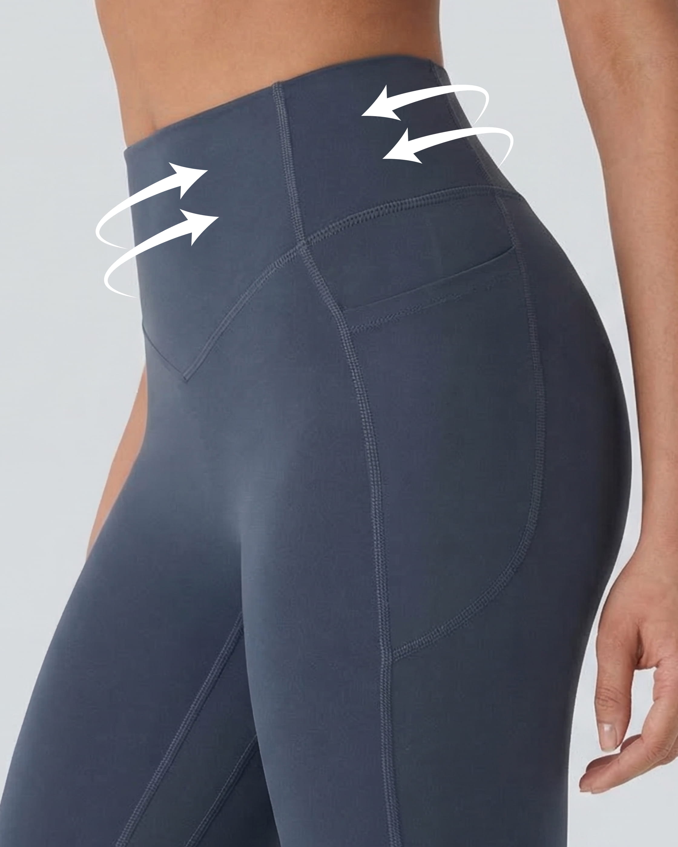 Halara UltraSculpt High Waisted Tummy Control Butt Lifting Ruched Pocket Shaping Yoga Leggings