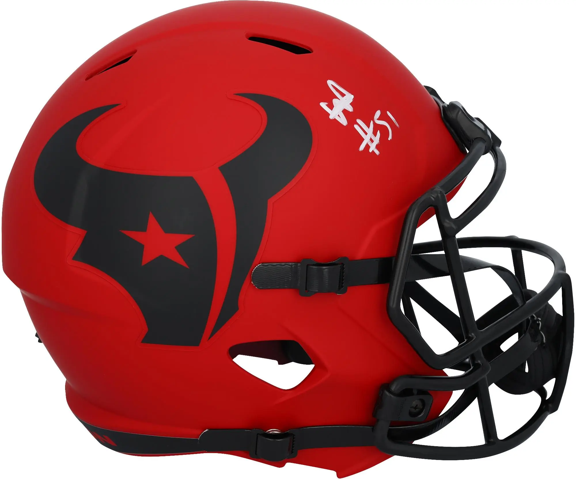 Will Anderson Jr. Houston Texans Autographed Riddell Rave Speed Replica Helmet - Fanatics Authentic Certified