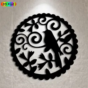1pc Floral Swirl Metal Wall Art, Intricate Floral Swirl Statue Mural, Ideal Gift for New Year, Easter, Garden & Home Decor Enthusiasts,  Wall Sculptures, Perfect for Patio Wall & Backyard Fence, Exquisite Outdoor & Indoor Decor