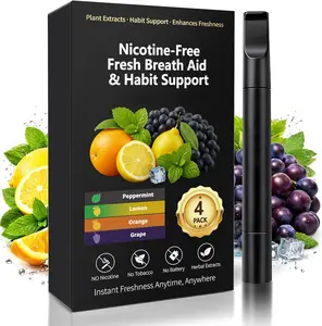 {hot new} Natural Herbal Aromatherapy Inhaler, Non-Electric Essential Oil Inhaler for Relaxation & Refreshing Scent, Portable for Home Office Trave