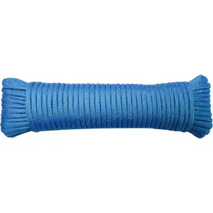 Paracord Rope, Reflective III Parachute Cord 7 Strand Core 550lb, 100ft Blue - High Visibility Abrasion Resistant Easy to Tie, Multi-Purpose Rope for Camping  DIY