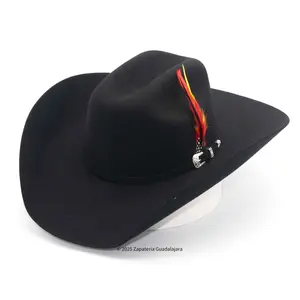 TENNESSEE 100X FELT COWBOY HAT MAVERICK BLACK