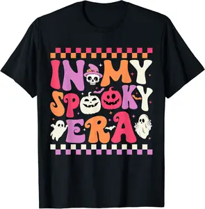 In My Spooky Era Halloween Ghost Groovy Hippie Halloween T-Shirt - Griseldatu Shop VRPB0CKWFTYTV