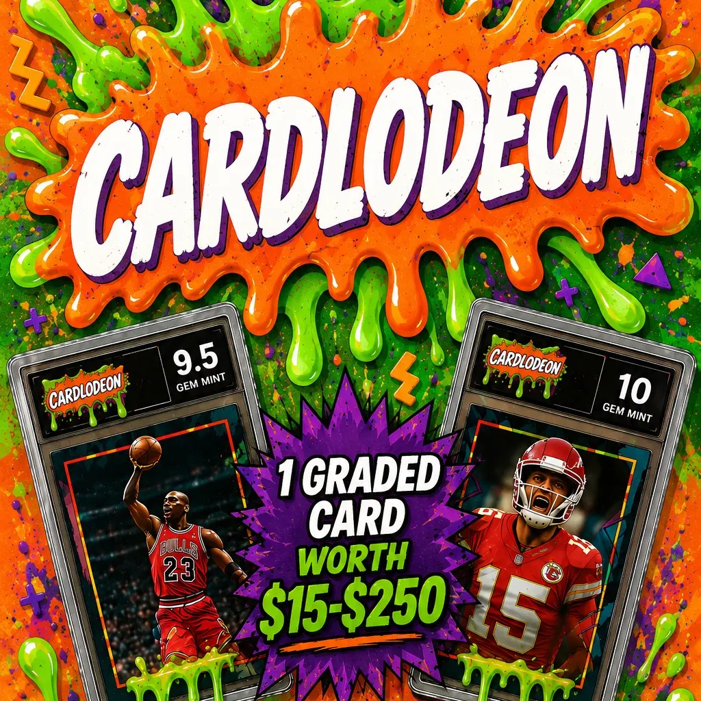 Cardlodeon 1-Card NFL, NBA, or MLB