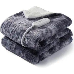 Heated Blanket Electric Throw Blanket, Ultra Soft Cozy Heating Blanket,50" x 60" Fast Heating Blanket, 5 Heating Levels, Machine Washable