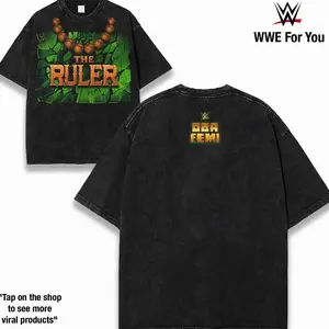 Oba Femi The Ruler Oba Femi From Rising Force to NXT Champion Dominating With Power Precision and Ruthless Strength Crushing Opponents and Building a New Legacy in WWE 230gsm Premium Cotton Streetwear Rule the Ring Own the Power graphic tee KQH