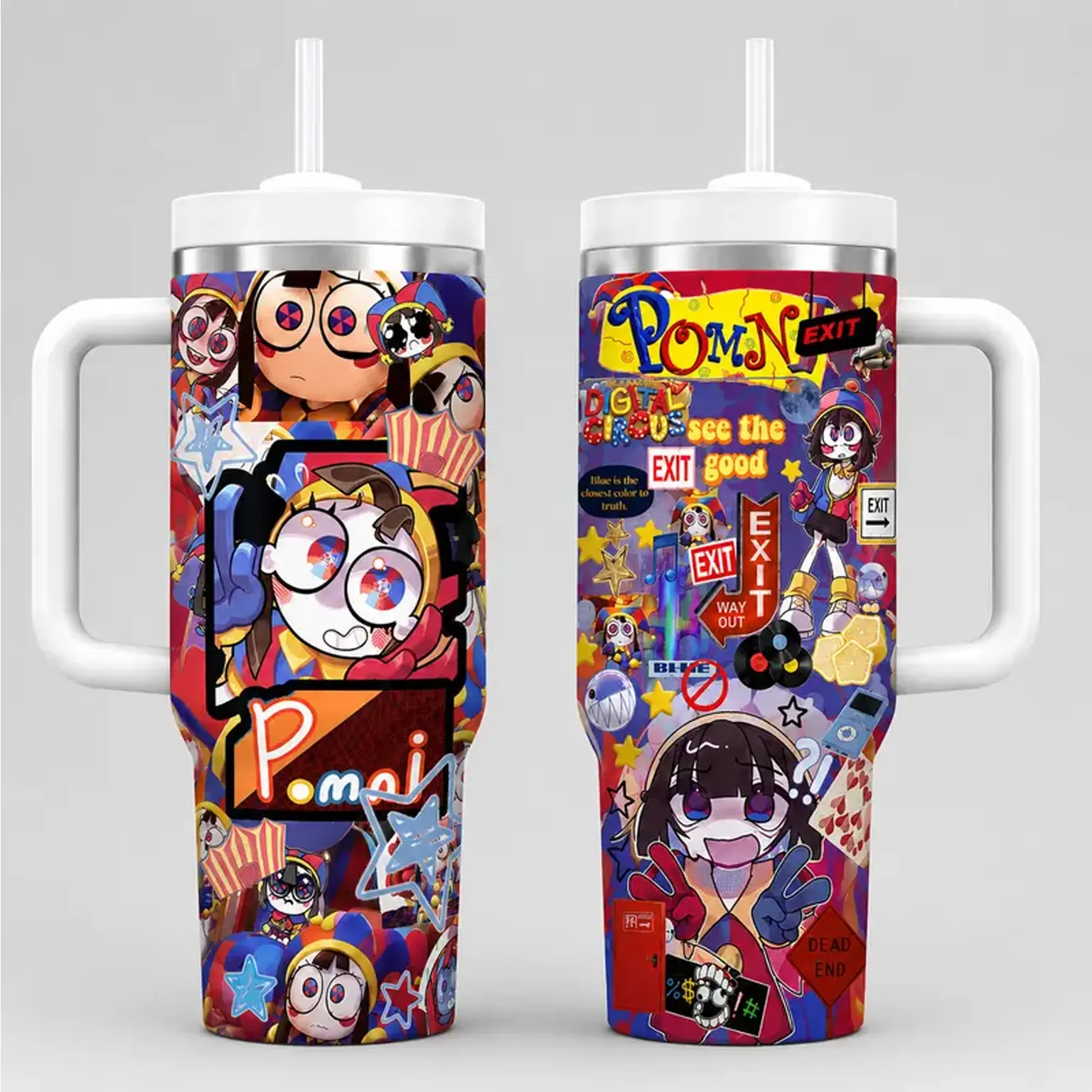 40oz / 20oz POMNI The ADC Tumbler, Movie cup, Gift for Any Occasion: Birthdays, Holidays, or Special Moments for Family, Friends, or Coworkers