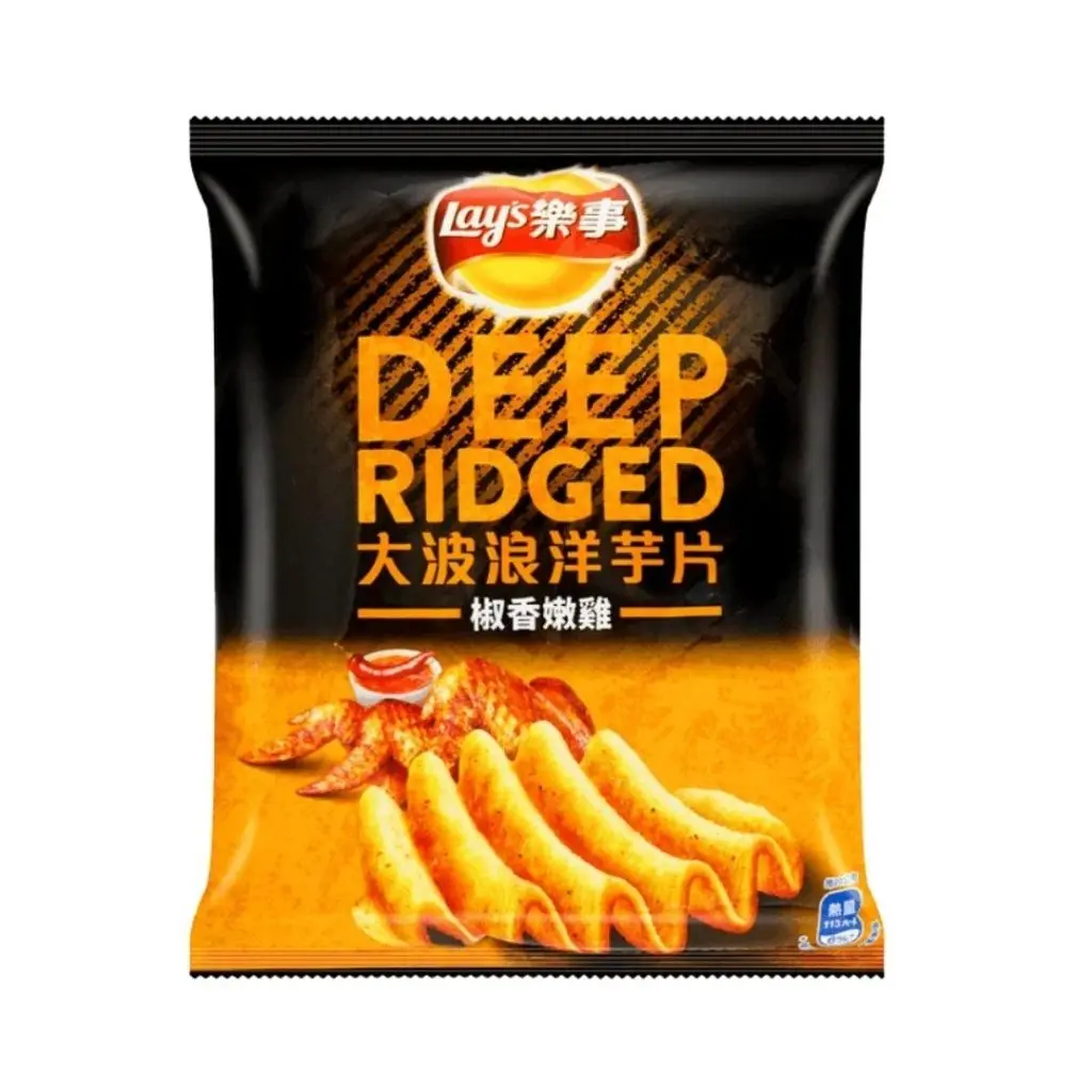 Lay's Deep Ridged Pepper Chicken Flavored Chips - 30.5g