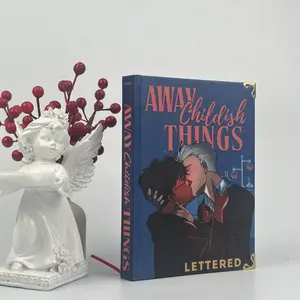 Away Childish Things Hardcover Book by Lettered - Drarry Fanfiction Collector Edition | MM Romance & Magical School Aesthetic - BookTok Gift for Readers