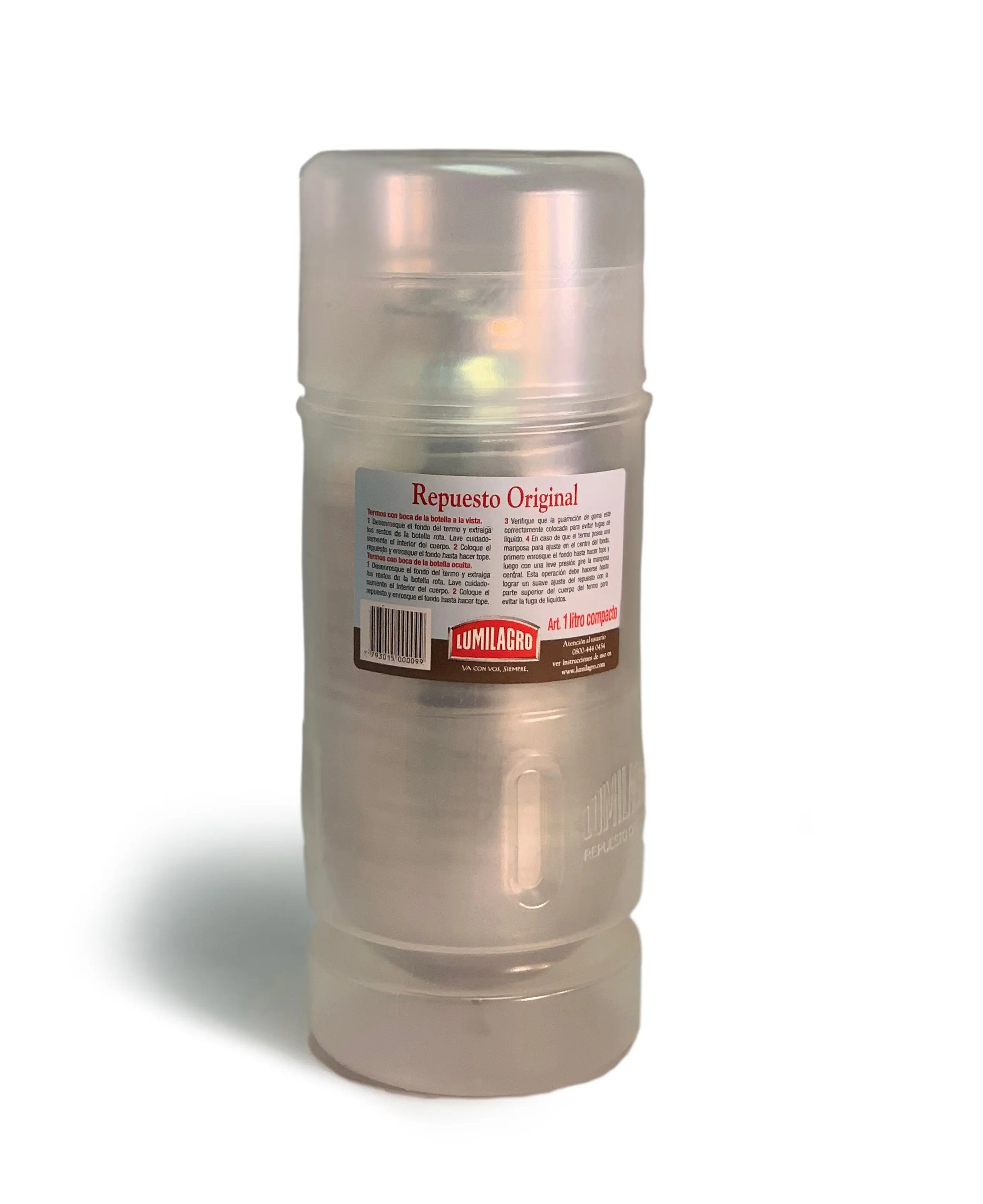 Replacement for Compact 1 Liter Thermos / Lumilagro REPUESTO 1 litro compacto para Termo Compacto (21cm x 10cm)