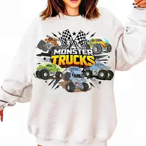 Monster Trucks Sweatshirt, Off Road Truck Racing Shirt, Arena Show Fan Outfit, Truck Lover Gift, Monster Jam Shirt, Summer Outfit, Unisex Graphic Tee, Gift for Boys Girls, Gift for Mom Women, Trending Shirt