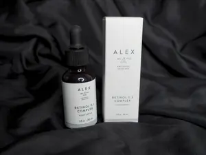 AlexMD PhD Retinol 0.3 Complex Night Serum with Bakuchiol & Niacinamide for Advanced Skin Renewal and Hydration