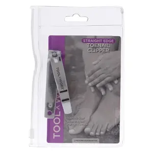 Toolworx 3-1/2" Straight Edge Toenail Clipper