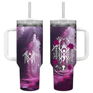 Sleep Token “Even In Arcadia” Tumbler 20oz/40oz – Purple Band Travel Mug, Gift for Fans