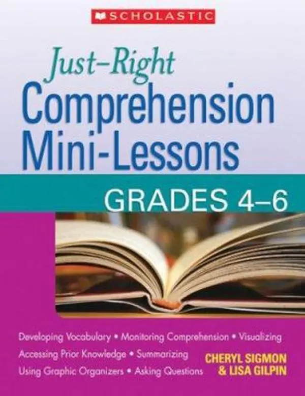 USED Book - Just-Right Comprehension Mini-Lessons: Grades 4–6 by Cheryl M Sigmon (Paperback) - english