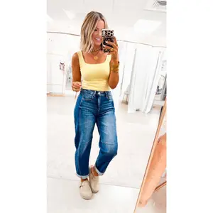 Butter Basic Tank-Lemon Cream